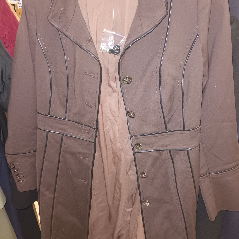 Elegant Brown Women's Coat